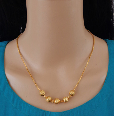 Gold-plated Plated Copper Necklace 