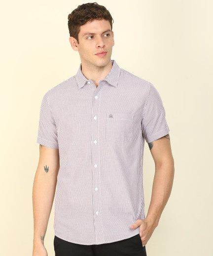 Chennis Men Striped Casual Multicolor 