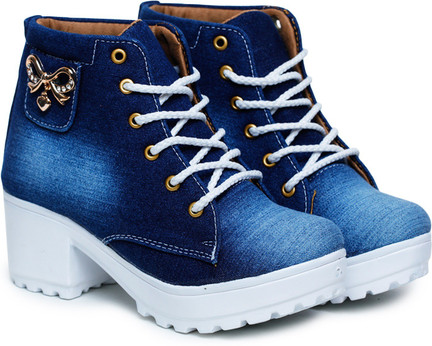 heel Partywear Shoes For Ladies Boots 