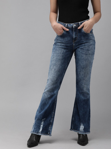 Roadster Boot-Leg Women Blue Jeans 