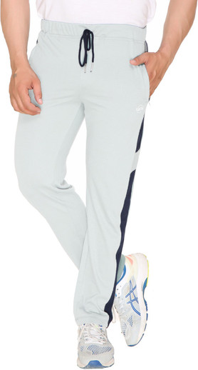 Fino Solid Men \u0026 Women Grey Track Pants 