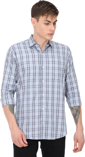 Buy platypuss Men Checkered Casual 