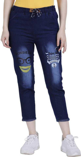 SK Fashion Jogger Fit Women Dark Blue 
