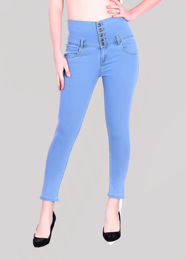 V-Girl Skinny Women Light Blue Jeans 