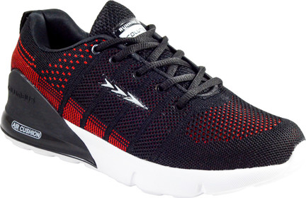 COLUMBUS Jumper Black-Red Lace-Up Sport 