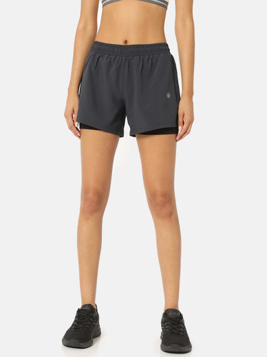 women's workout shorts with spandex underneath