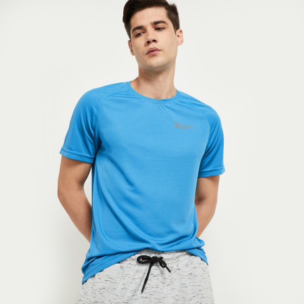 Buy PERFORMAX Solid Men Round Neck 