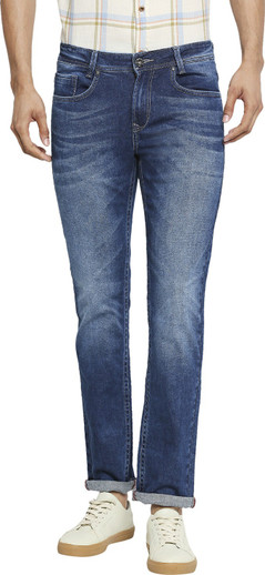 MUFTI Regular Men Dark Blue Jeans - Buy 