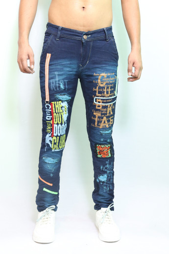 Immense Regular Men Dark Blue Jeans 