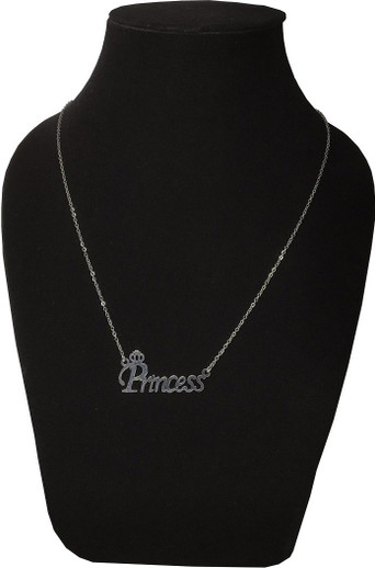 Letter Locket Pendant Necklace 