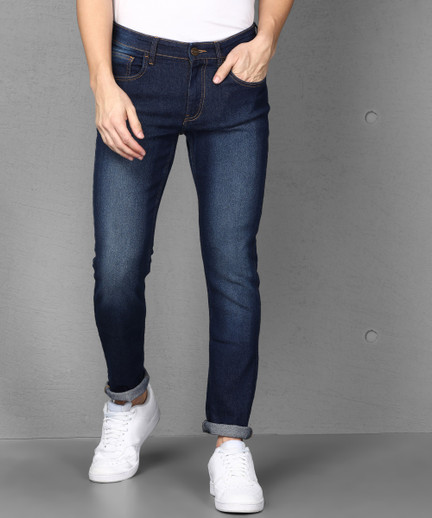 MUNERO Slim Men Dark Blue Jeans 
