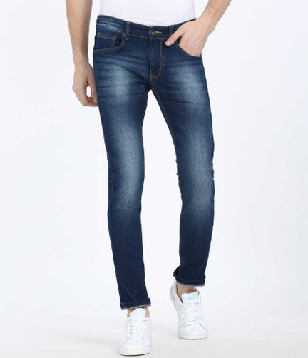 Pavilion Slim Men Dark Blue Jeans - Buy 