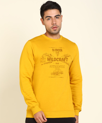 Full Sleeve Printed Men Sweatshirt 