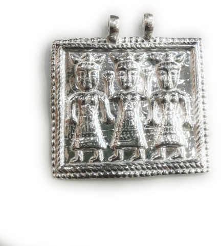 BIKANERI PEARLS KHATU-01 Silver Locket 