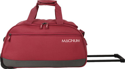 SAFARI PEP 55 RDFL BLACK DUFFEL TROLLEY 
