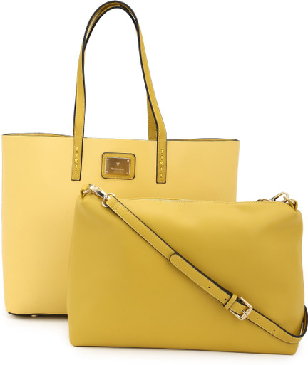allen solly mustard yellow handbolsa