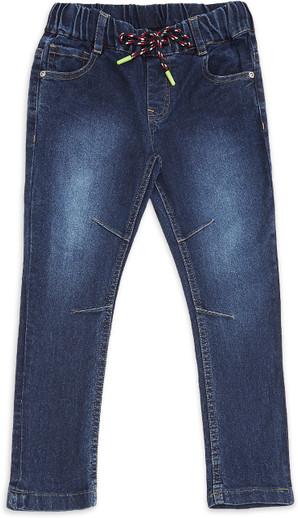 Pantaloons Junior Tapered Fit Boys Blue 