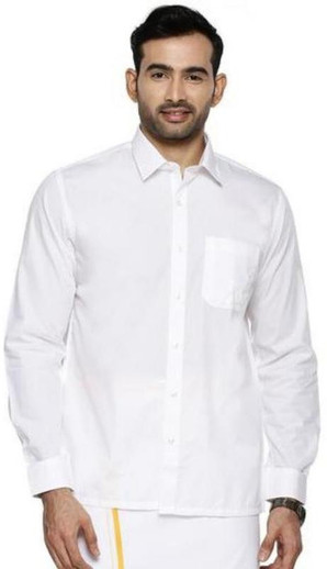 white cotton shirts flipkart