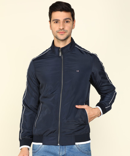 Full Sleeve Solid Men Jacket 
