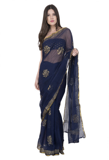 chiffon saree online amazon