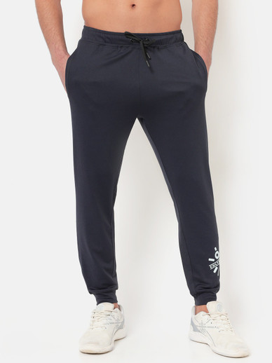 Cultsport Solid Men Blue Track Pants 