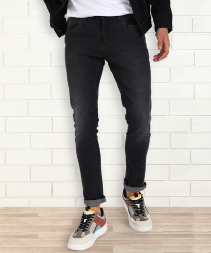 polliwog Slim Boys Dark Grey Jeans 
