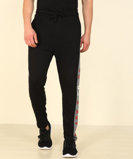 CHROMOZOME Solid Men Black, Grey Track 