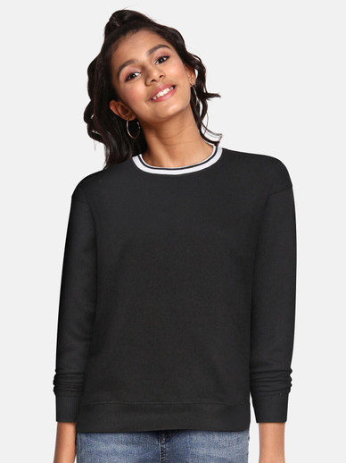 UTH by Roadster Full Sleeve Solid Girls 