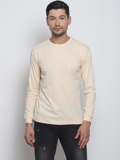 melangebox Color Block Men Round Neck 