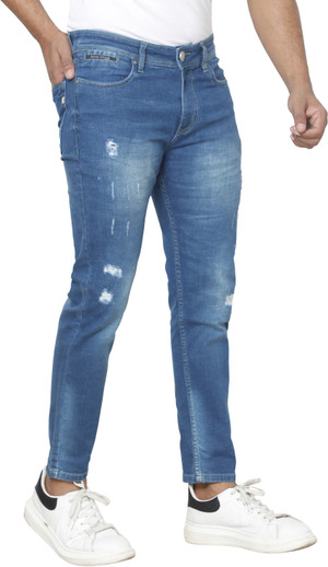 white apple jns Slim Men Blue Jeans 