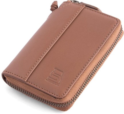 RVCA Leather Magic Wallet Tan Brown 