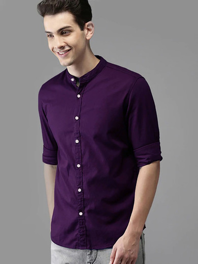 Purple casual shirt Clearance