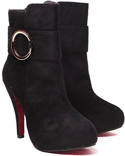 pencil heel boots flipkart