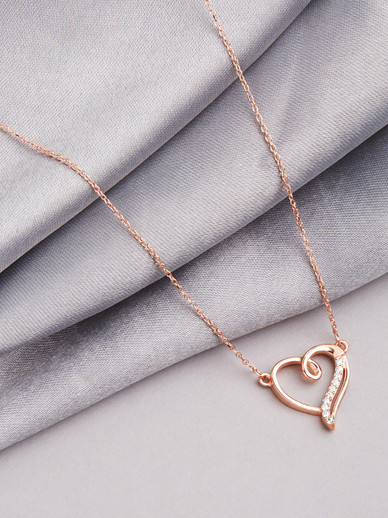 GIVA Sterling Silver Rose Gold Infinity 