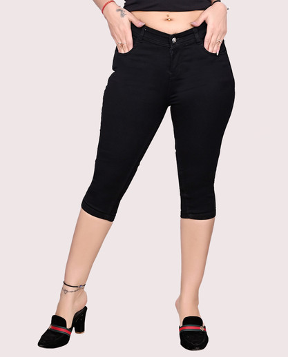 INAAYA Women Blue Capri - Buy INAAYA 