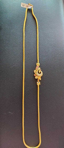 RJ FASHION MUGAPPU THALI CHAIN Cubic 