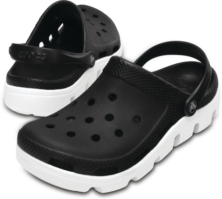black and white crocs mens