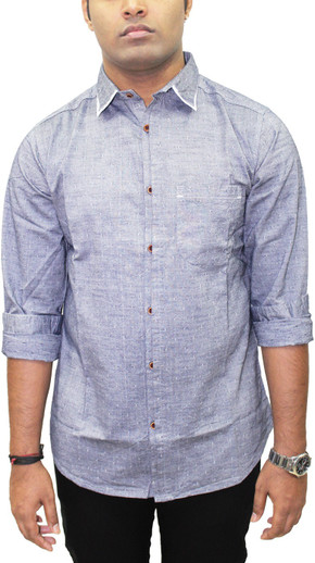 London Bridge Men Checkered Casual 