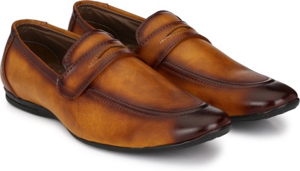 Adreno Koleos Loafers For Men - Buy Tan 