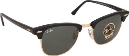 Buy Ray Ban Clubmaster Sunglasses Green For Men Online Best Prices In India Flipkart Com