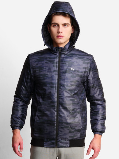 Sleeve Colorblock Men Jacket 