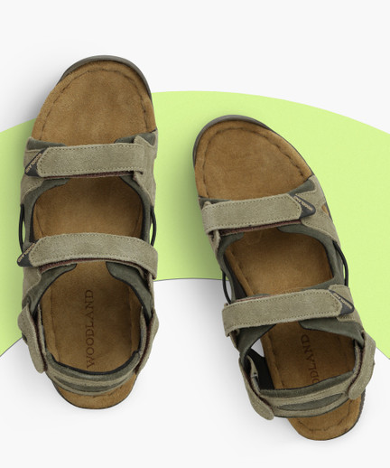 WOODLAND Men Brown Sandals - Buy 