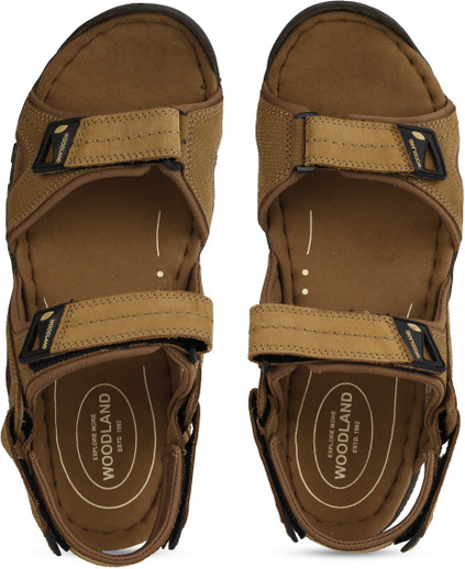 WOODLAND Men Khaki Sports Sandals - Buy 