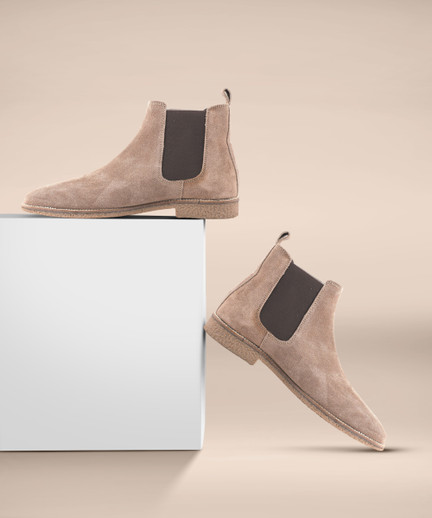 Freacksters Suede Leather Chelsea Boots 