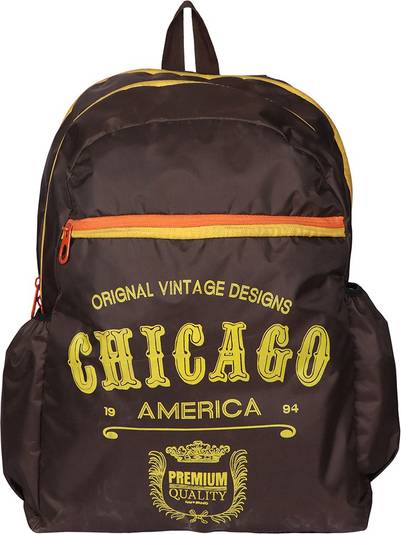 Shopharp Metro USA Chicago brn 12 L Laptop Backpack Brown