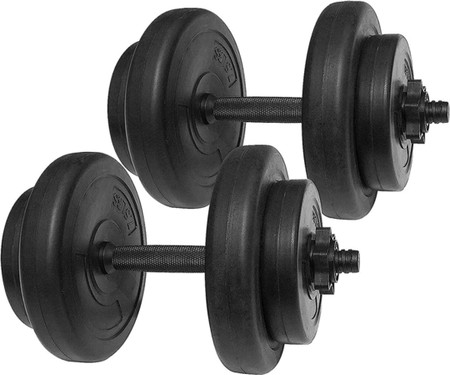 Gym dumbbell hotsell set price flipkart