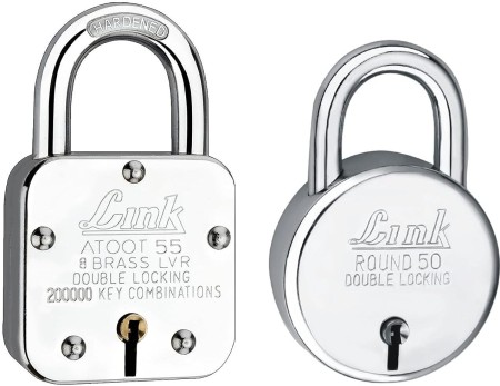 CHETAN With Key Round Padlock, Home, Padlock Size: 25 MM TO 90 MM