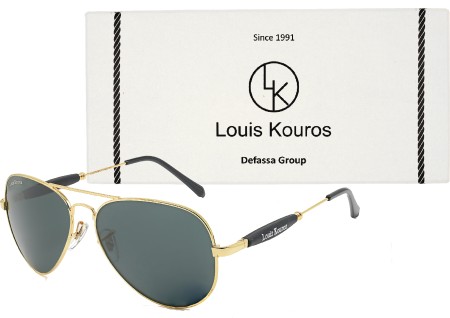 Louis Kouros Aviator Sunglasses