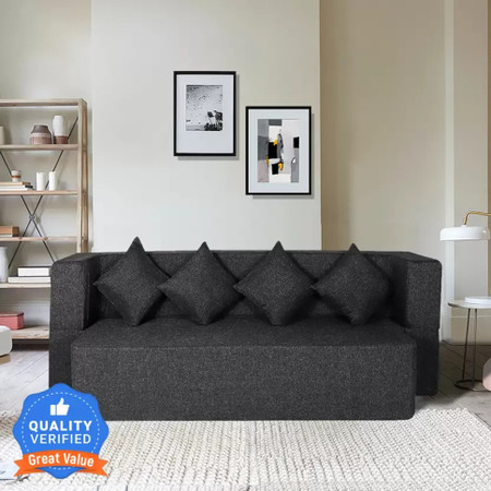 Steel sofa sales come bed flipkart