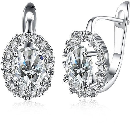 WARREN JAMES SWAROVSKI Crystal Drop Earrings and Necklace set 2200   PicClick UK